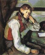 Paul Cezanne Boy with a Red Waistcoat oil